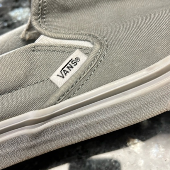 Vans Grey Slip-On Shoes - Picture 8 of 9
